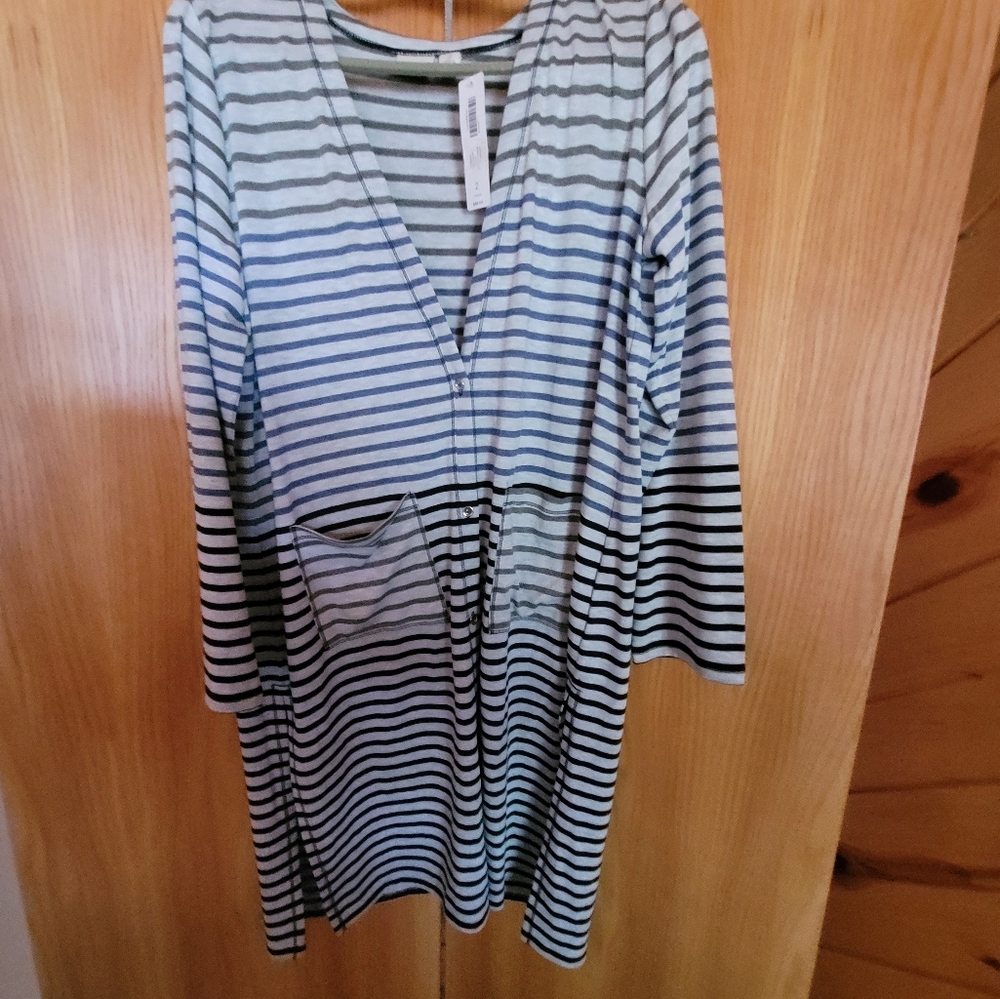 Chico's zenergy dress, 2, multi color striped